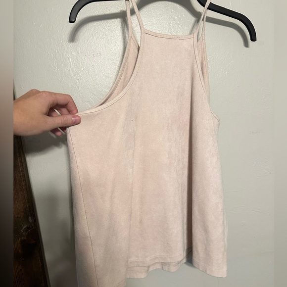 Suede lace up tank - Picture 2 of 5